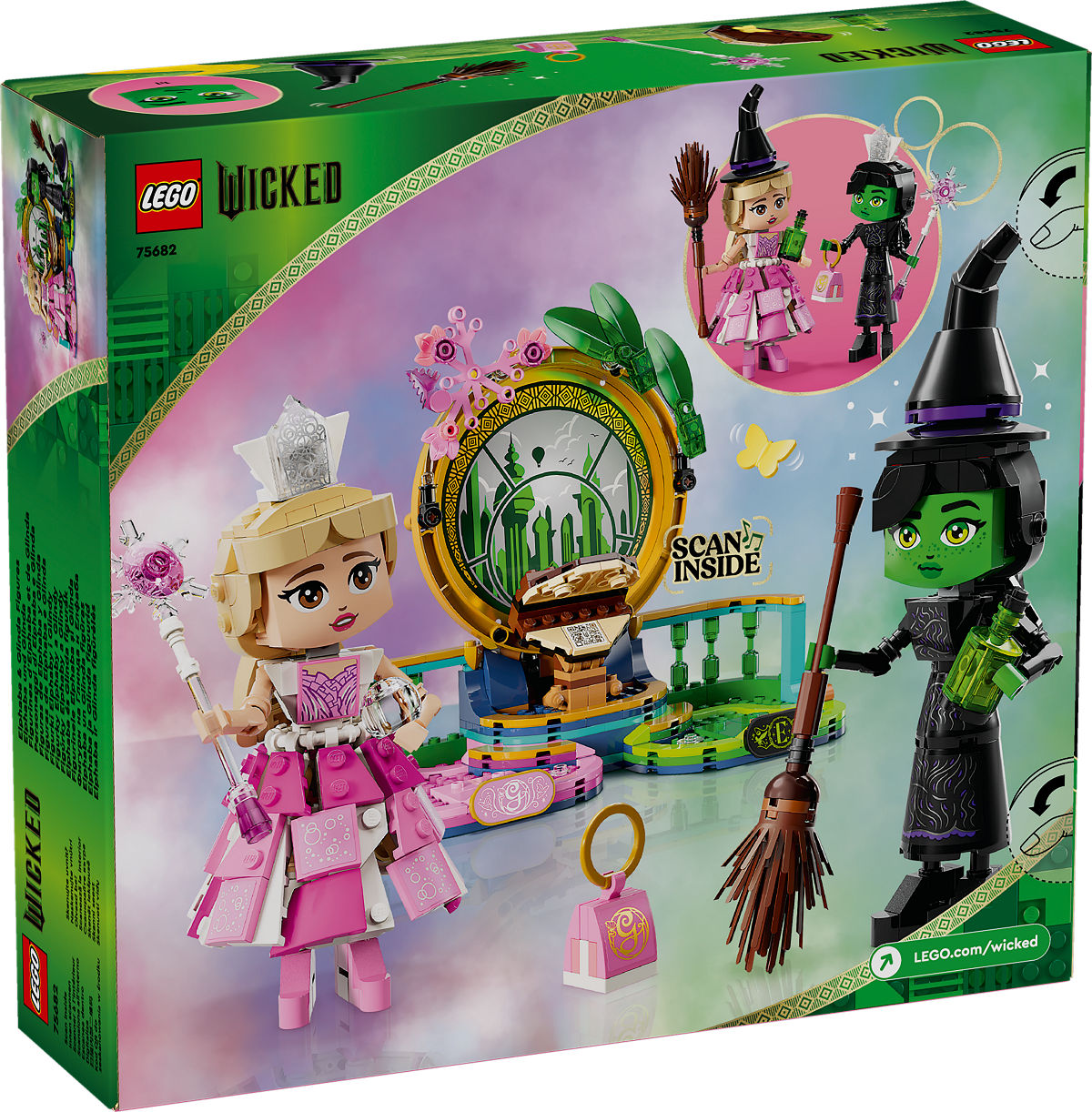 LEGO Wicked Elphaba en Glinda figuren