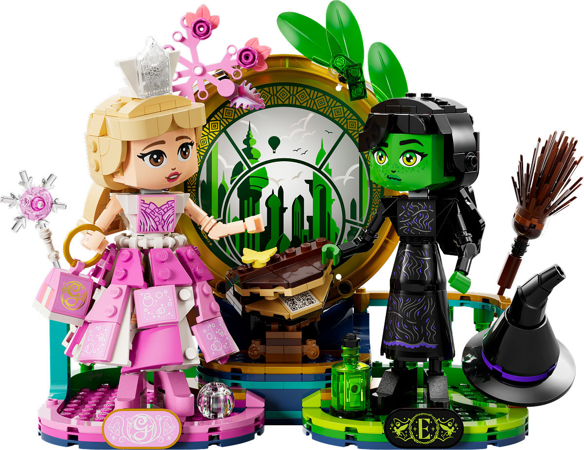 LEGO Wicked Elphaba en Glinda figuren