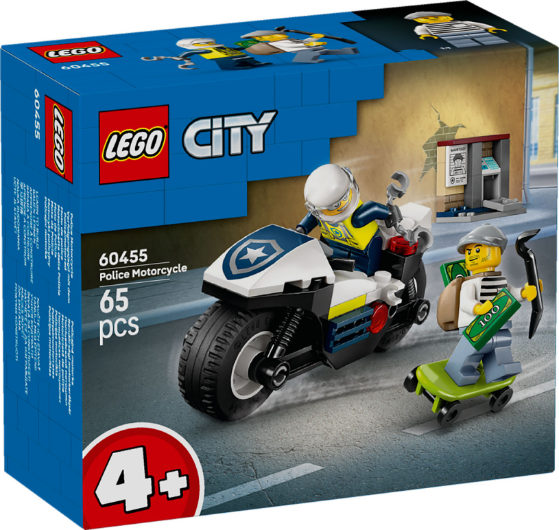 LEGO City Politie Achtervolging op politiemotor