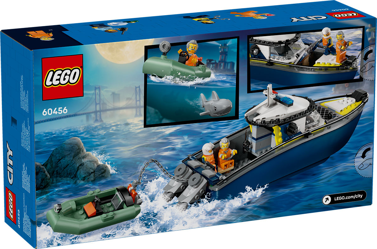 LEGO City Politie Achtervolging met politieboot