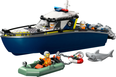 LEGO City Politie Achtervolging met politieboot