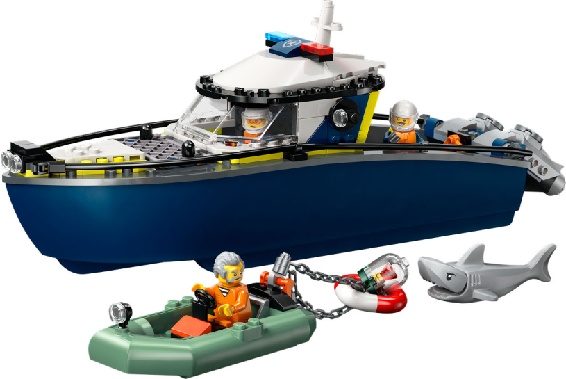 LEGO City Politie Achtervolging met politieboot