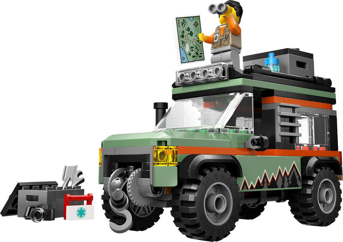 LEGO City Voertuigen 4x4 terreinwagen voor in de bergen