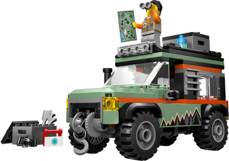 LEGO City Voertuigen 4x4 terreinwagen voor in de bergen