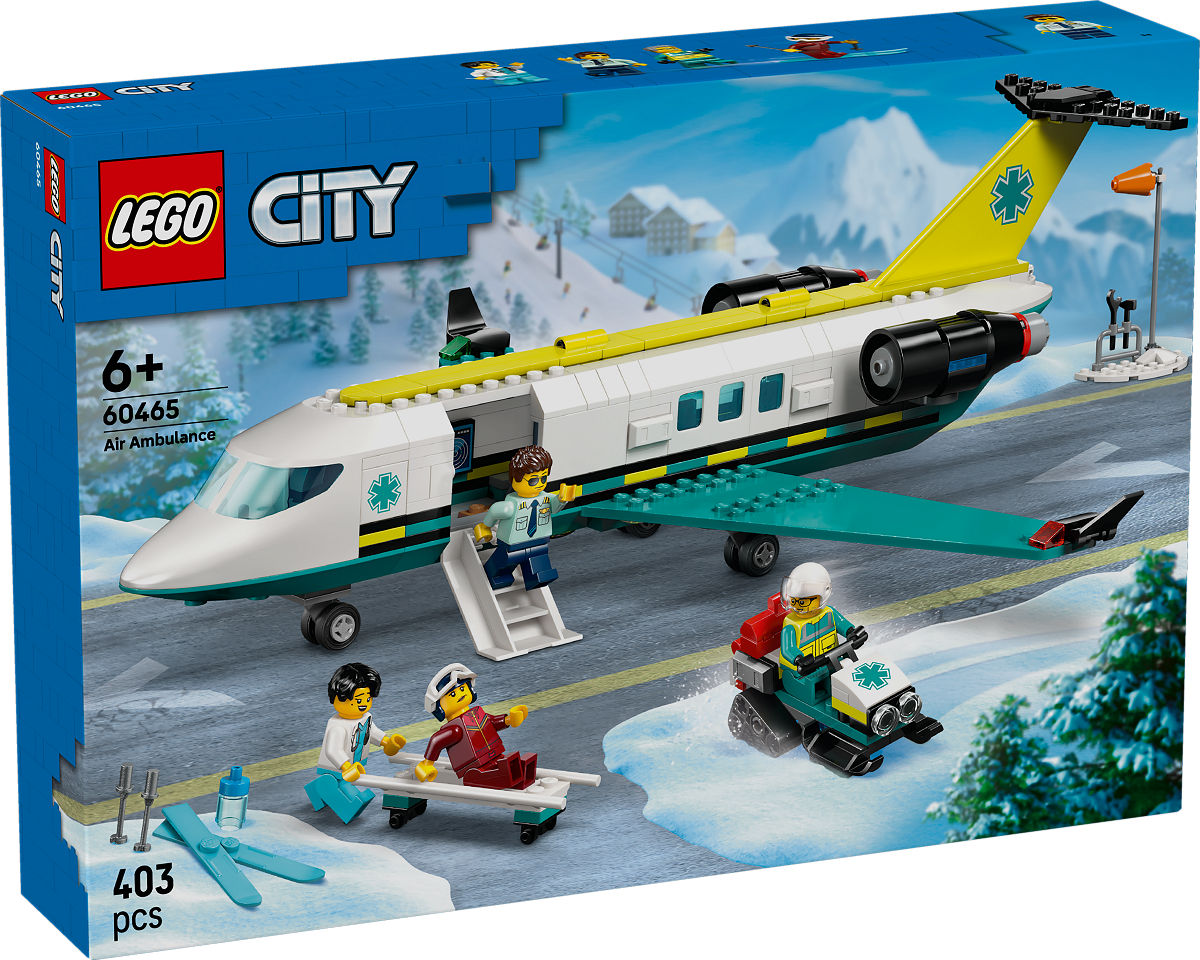 LEGO City Voertuigen Ambulancevliegtuig