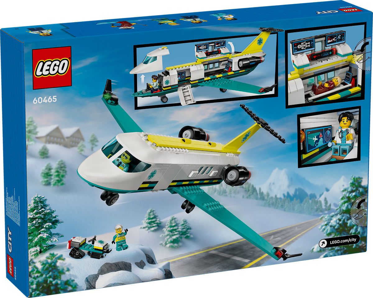 LEGO City Voertuigen Ambulancevliegtuig