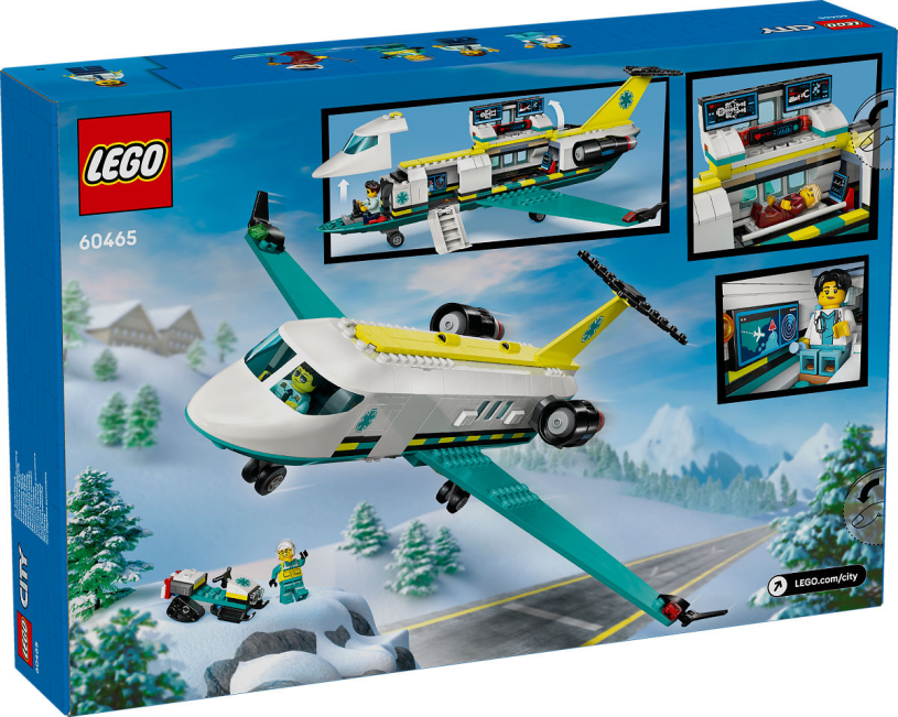 LEGO City Voertuigen Ambulancevliegtuig