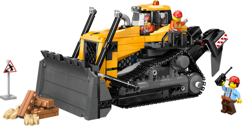 LEGO City Voertuigen Gele bulldozer