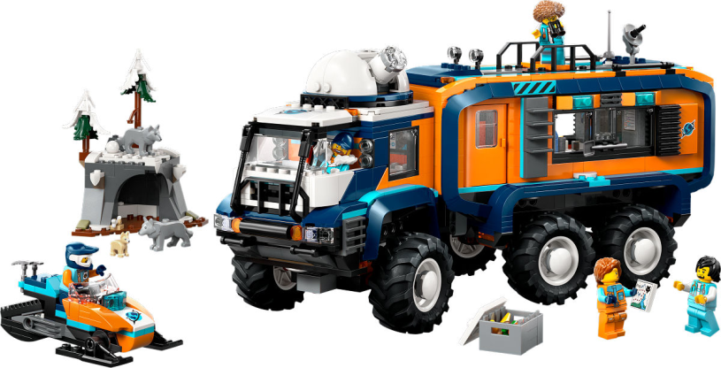 LEGO City Exploration Laboratoriumtruck op de Noordpool