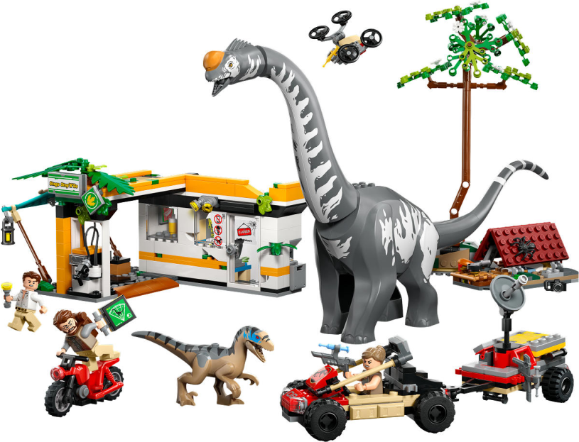 LEGO Jurassic World Raptor en Titanosaurus opsporingsmissie