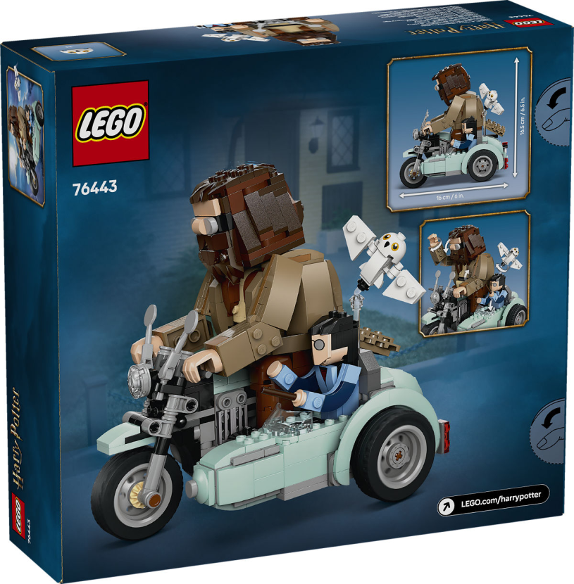 LEGO Harry Potter Hagrid en Harry's rit op de motor