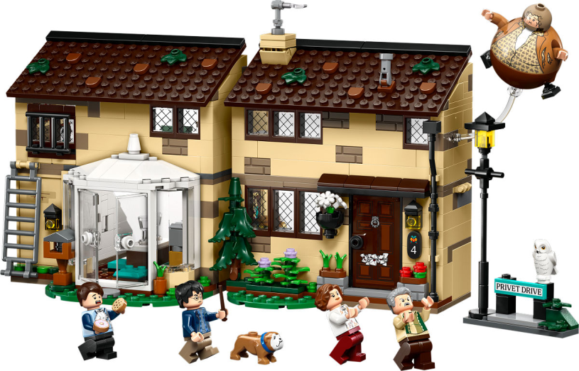 LEGO Harry Potter Ligusterlaan: bezoek van tante Margot