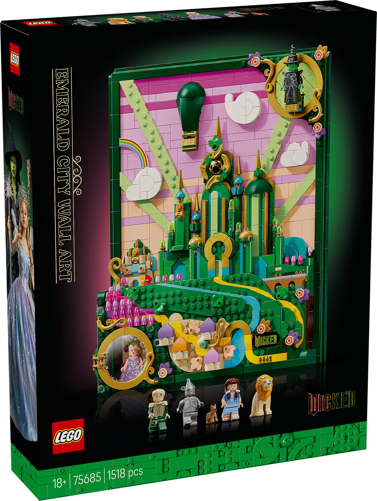 LEGO Wicked Emerald City muurkunst
