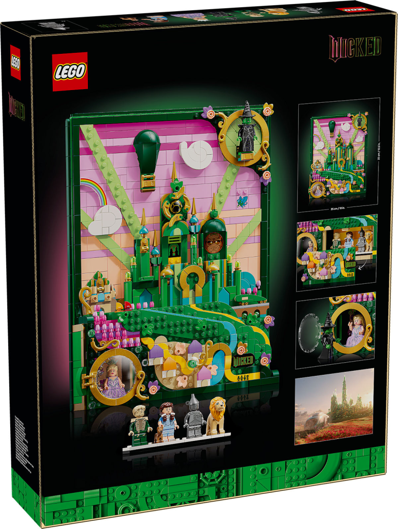 LEGO Wicked Emerald City muurkunst