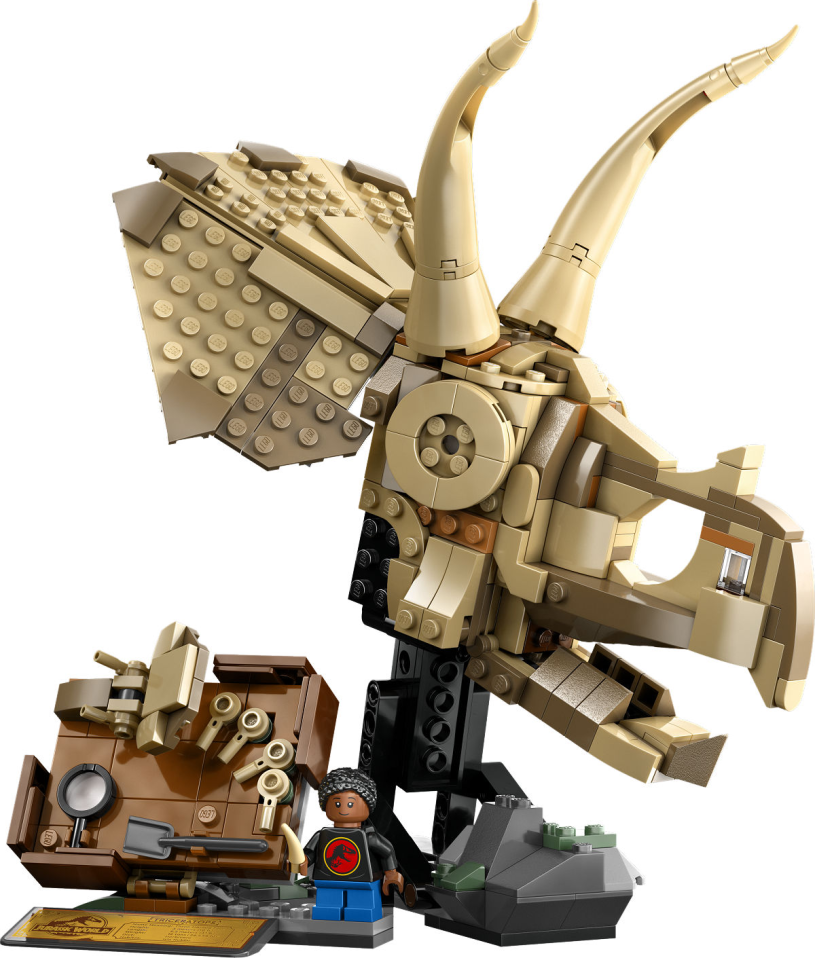 LEGO Jurassic World Dinosaurusfossielen: Triceratops schedel