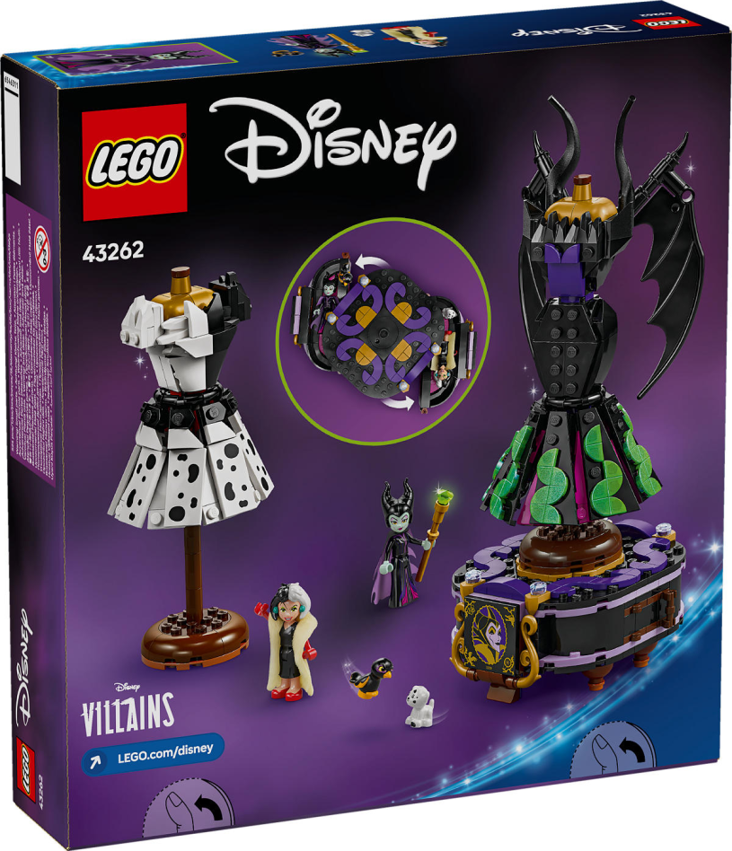 LEGO Disney Classic De jurken van Maleficent en Cruella De V