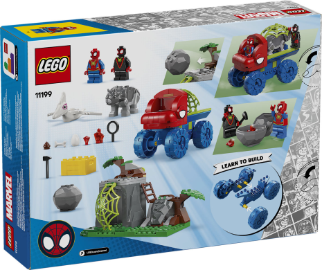 LEGO Spidey Team Spidey reddingsmissie met dinotruck