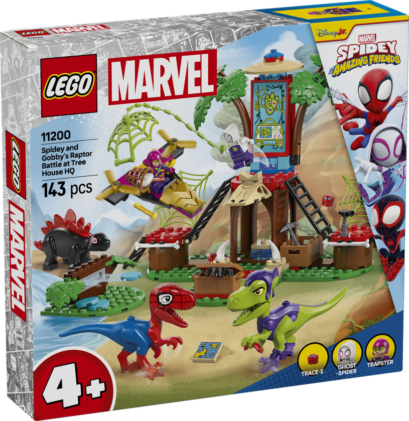 LEGO Spidey Spidey en Gobby's raptorstrijd bij de boomhut