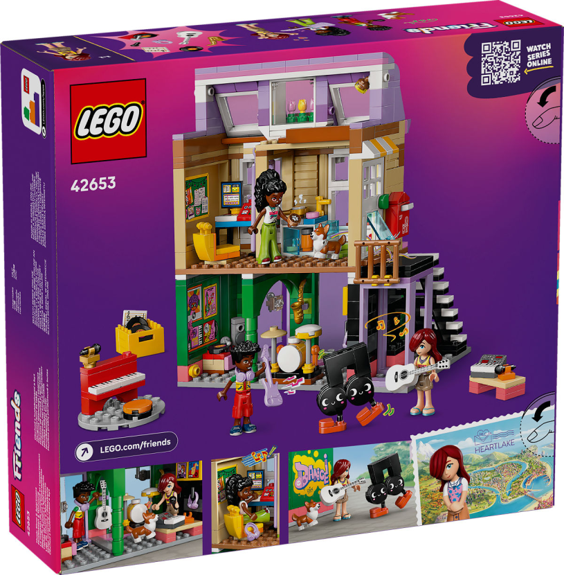 LEGO Friends Muziekwinkel en appartement