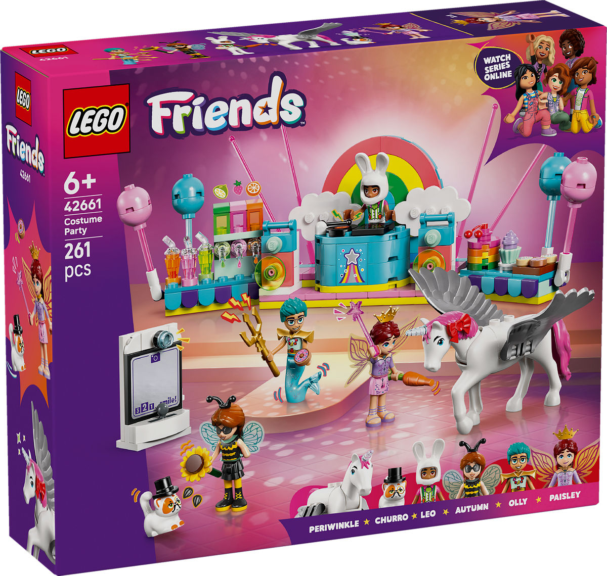LEGO Friends Verkleedfeestje met eenhoorn en fee