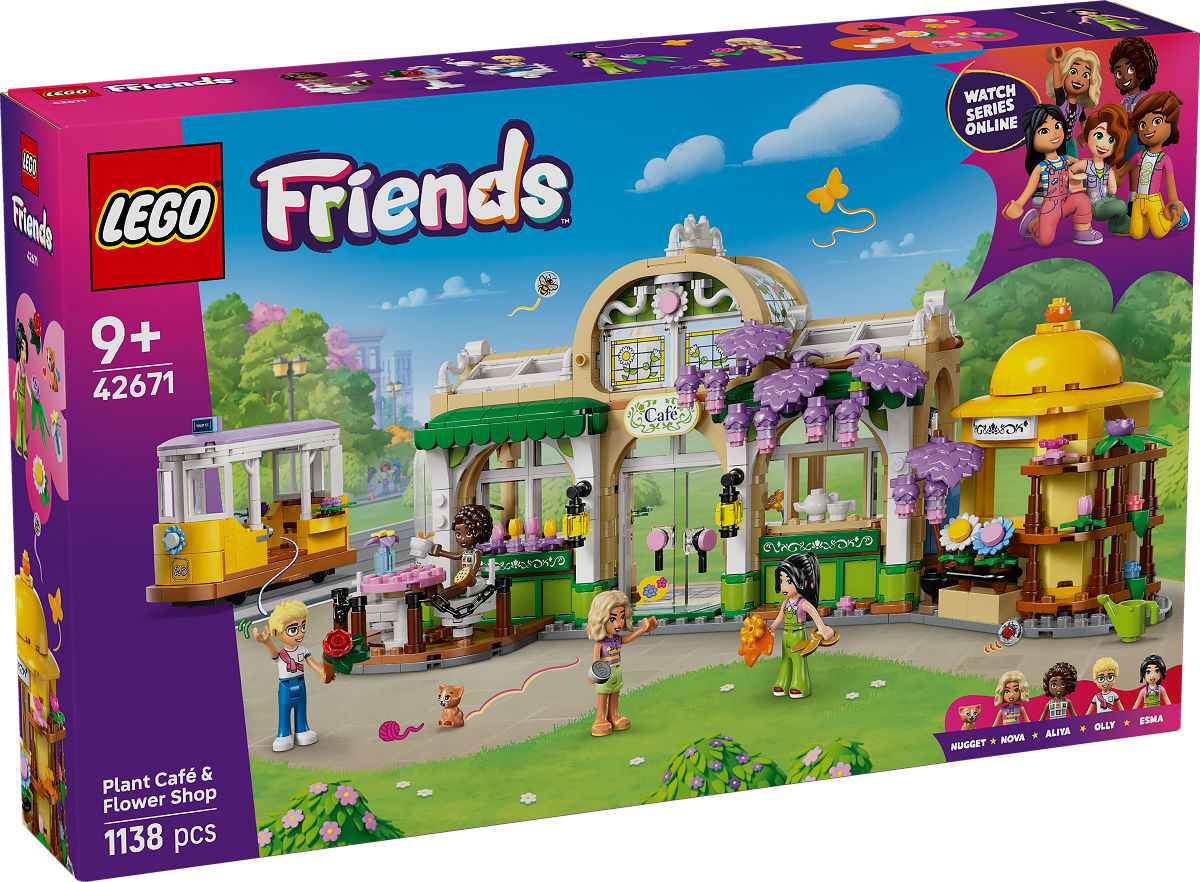 LEGO Friends Plantencafé en bloemenwinkel