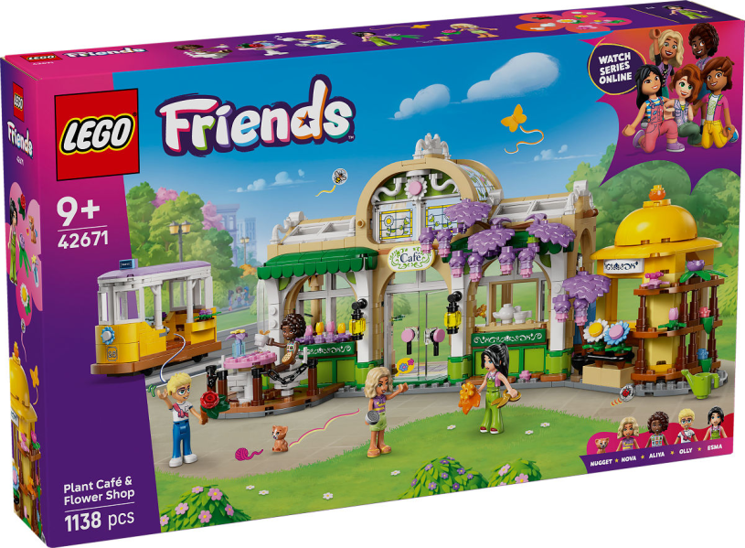 LEGO Friends Plantencafé en bloemenwinkel