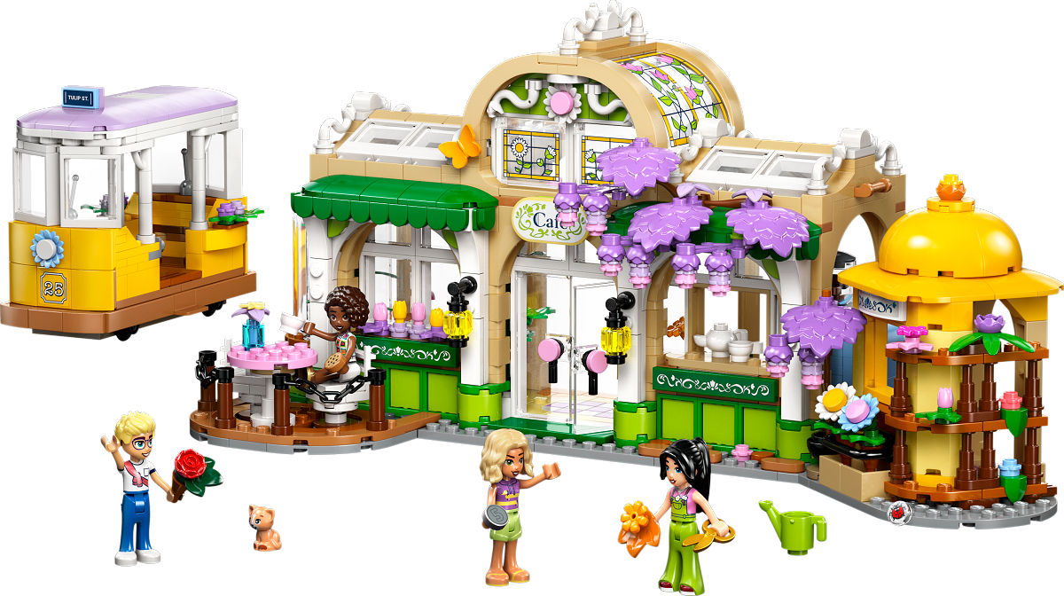 LEGO Friends Plantencafé en bloemenwinkel