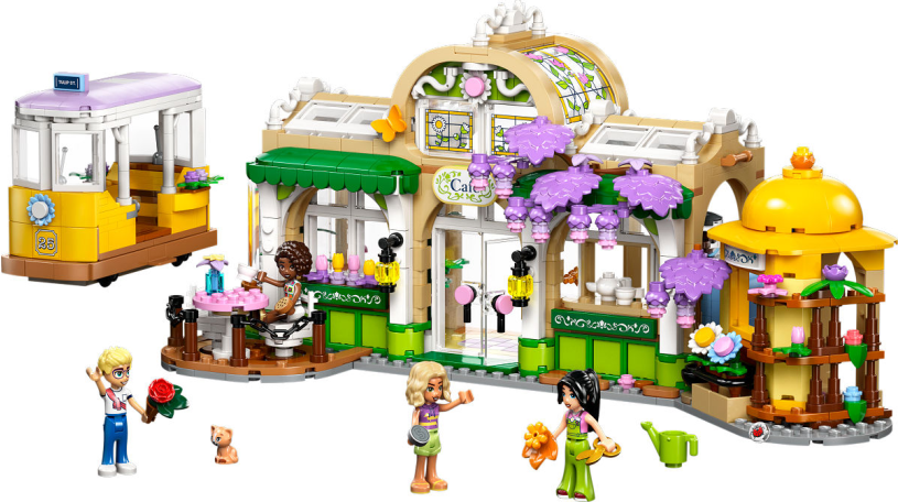 LEGO Friends Plantencafé en bloemenwinkel