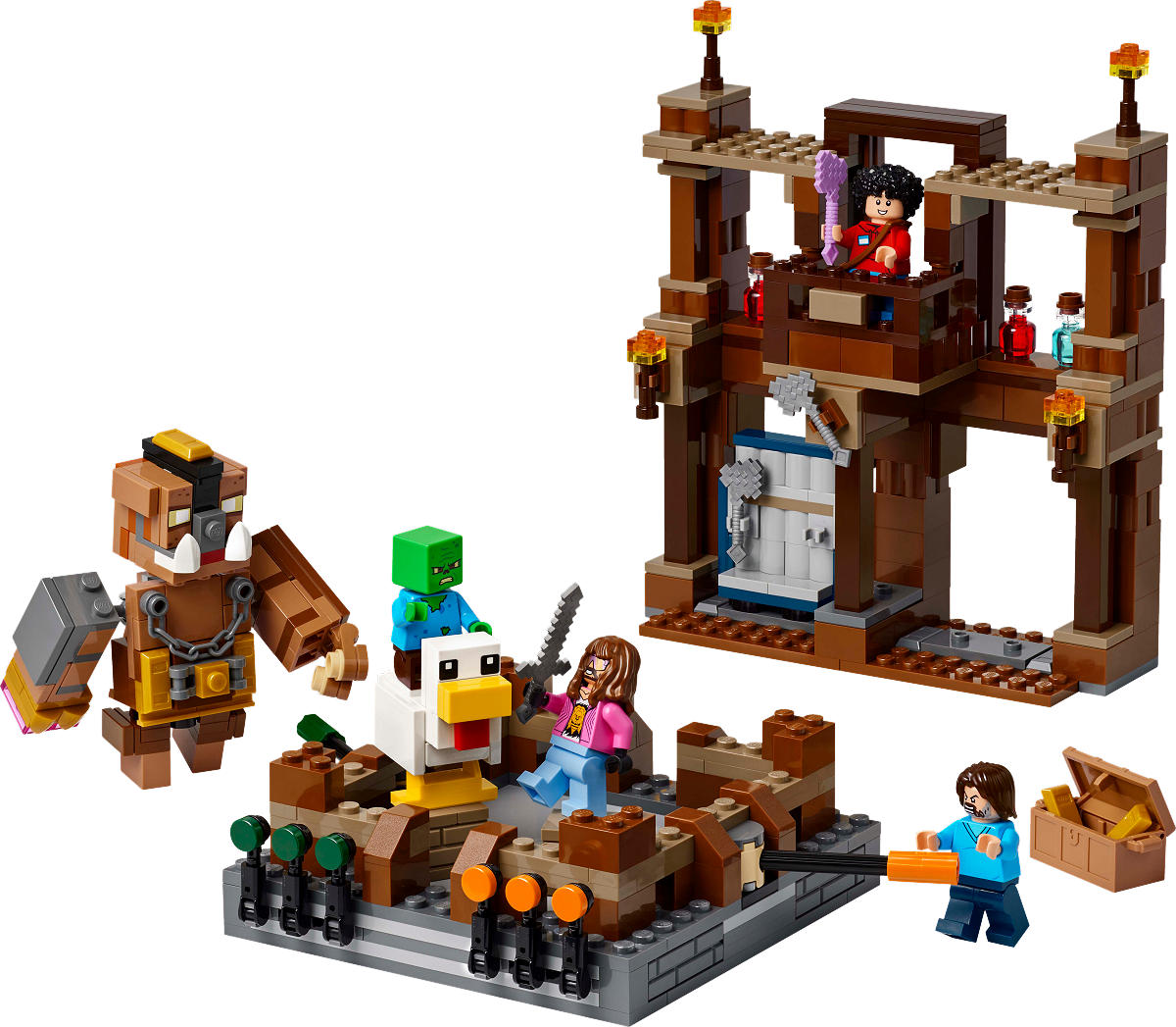 LEGO Minecraft De arena bij het boslandhuis