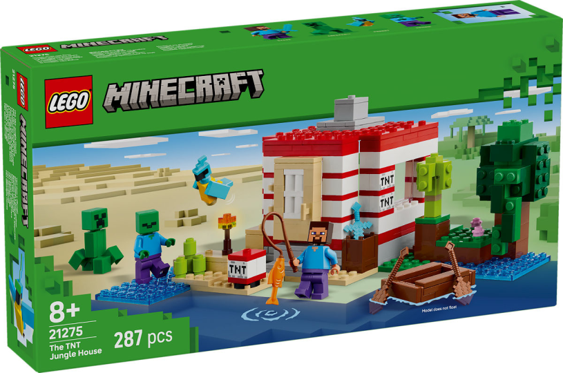 LEGO Minecraft Het TNT junglehuis