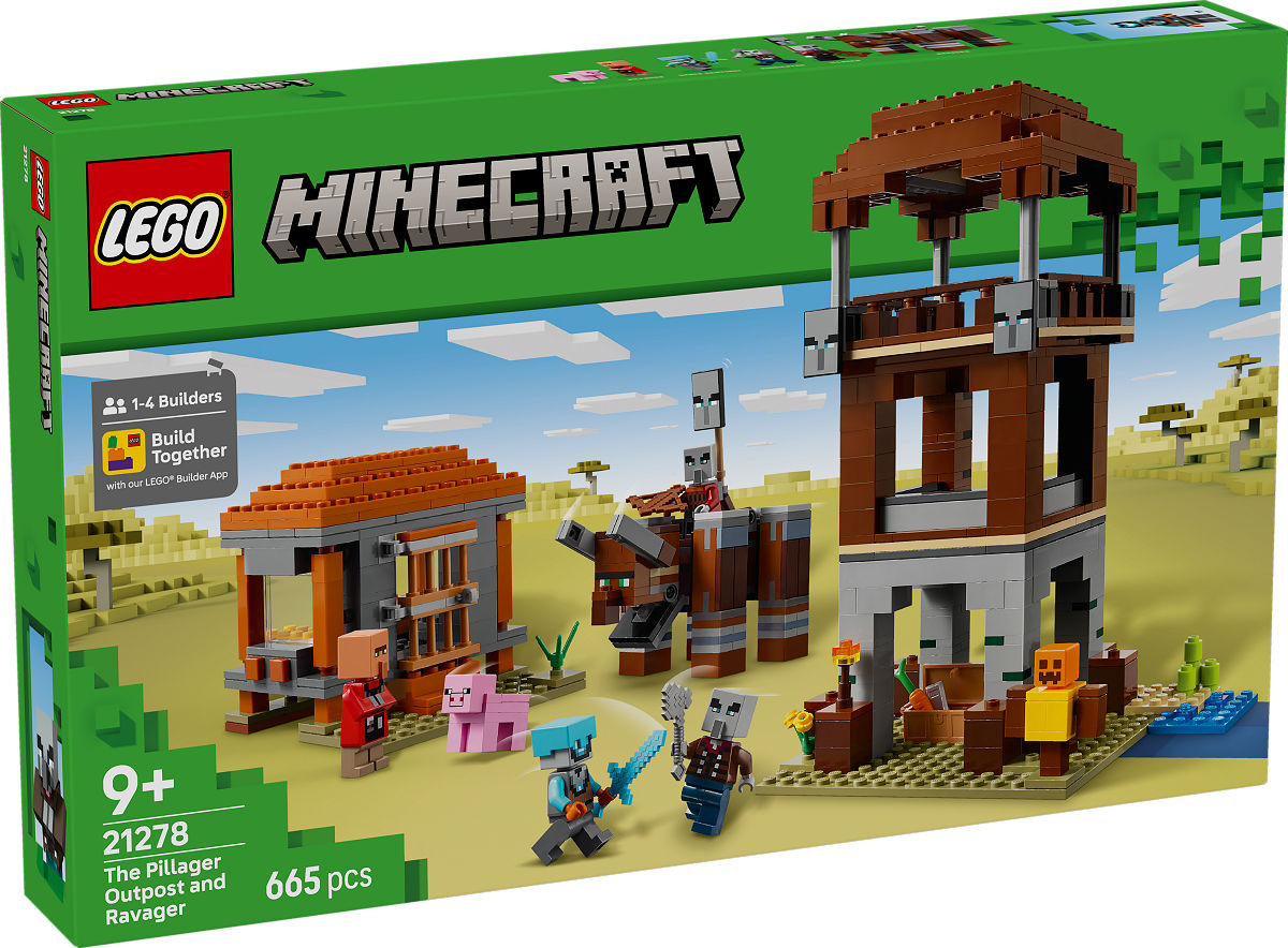 LEGO Minecraft De Plunderaar buitenpost en Verwoester