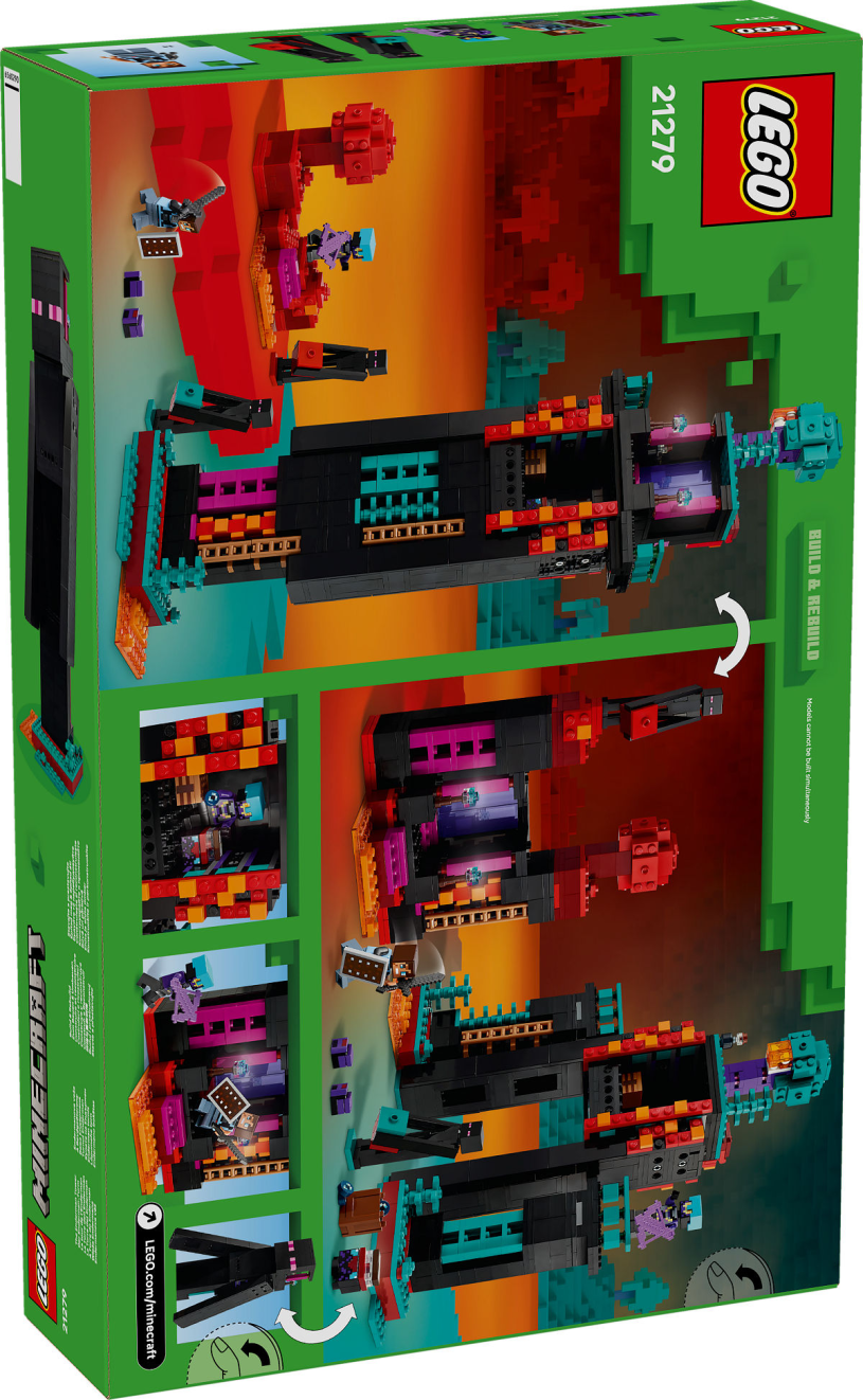 LEGO Minecraft De Enderman toren