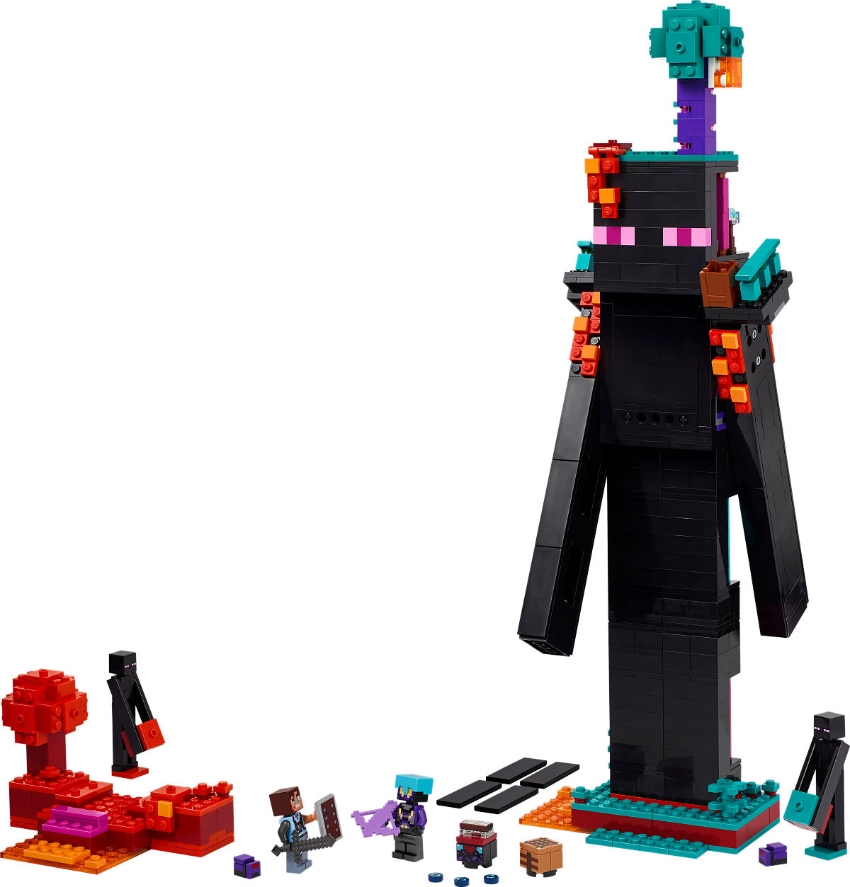 LEGO Minecraft De Enderman toren