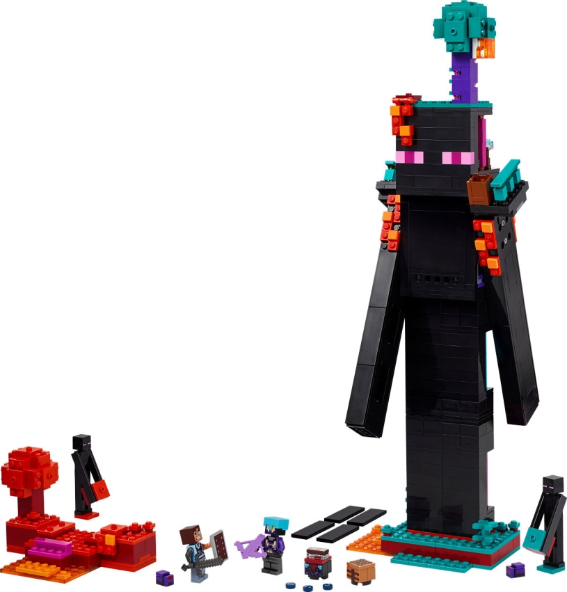 LEGO Minecraft De Enderman toren