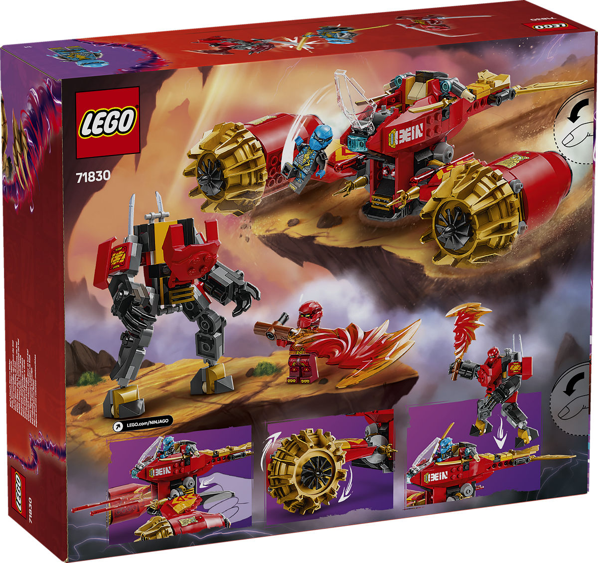 LEGO Ninjago Kai's mechastormvoertuig
