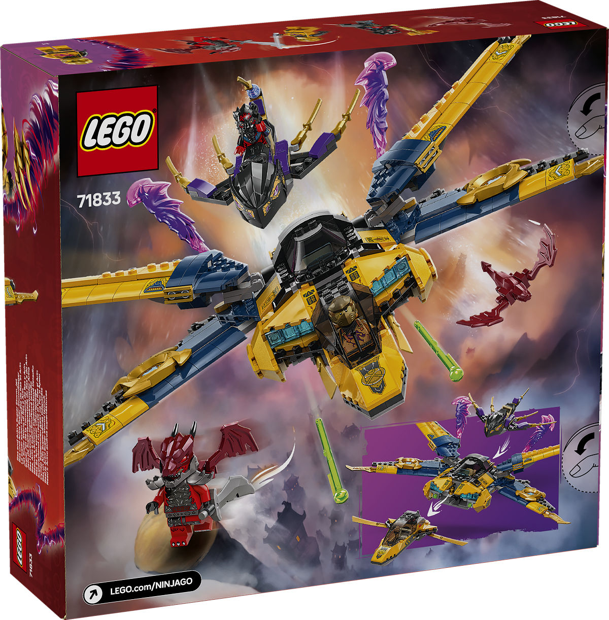 LEGO Ninjago Ras en Arins superstormvliegtuig