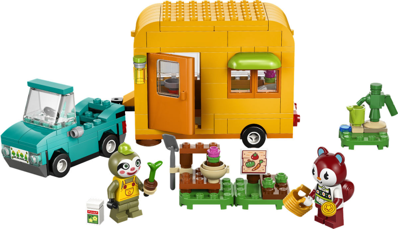 LEGO Animal Crossing Leifs caravan en tuinwinkel