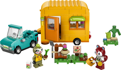 LEGO Animal Crossing Leifs caravan en tuinwinkel