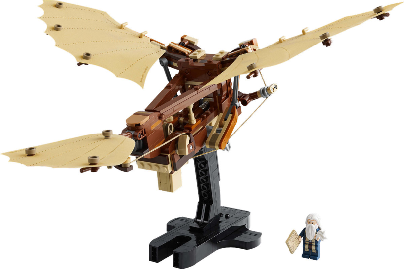 LEGO Icons De vliegmachine van Leonardo da Vinci