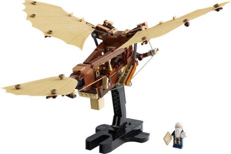 LEGO Icons De vliegmachine van Leonardo da Vinci