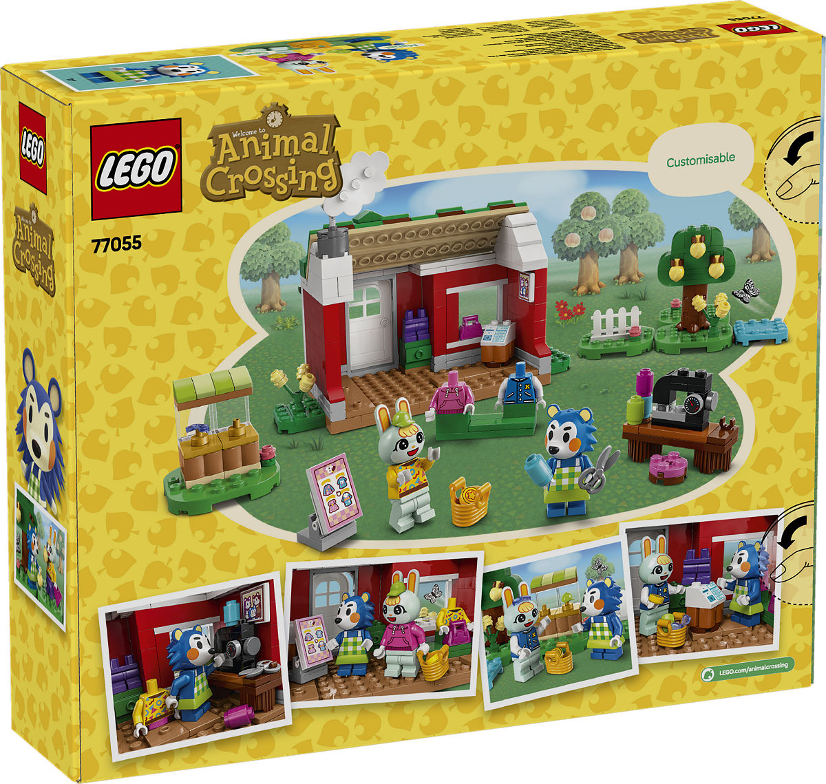 LEGO Animal Crossing Kleermakerij van de zusjes Able