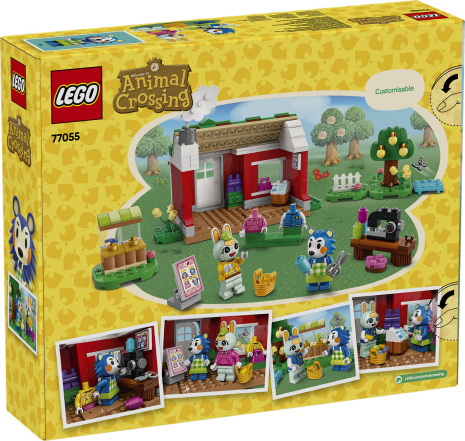 LEGO Animal Crossing Kleermakerij van de zusjes Able