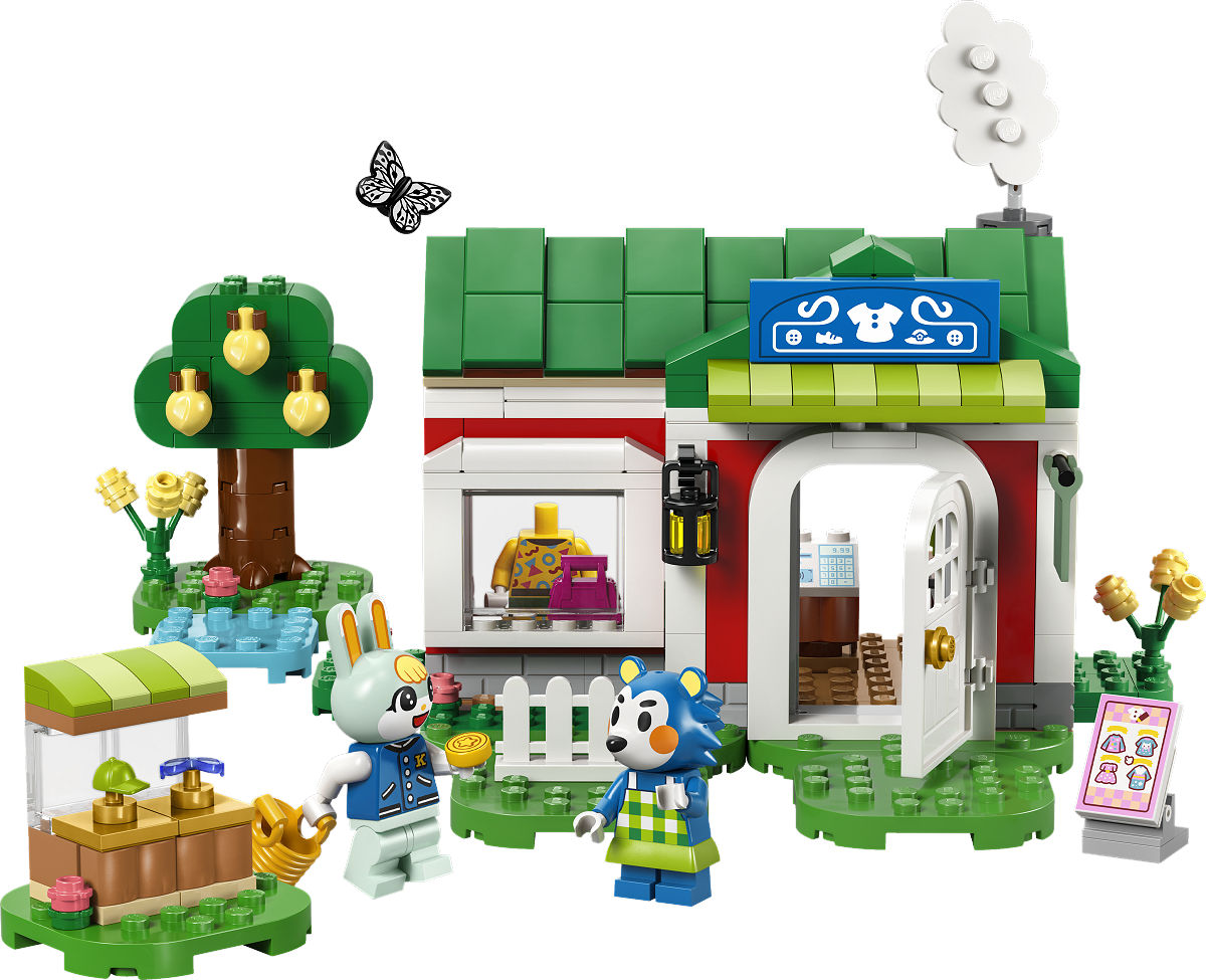 LEGO Animal Crossing Kleermakerij van de zusjes Able