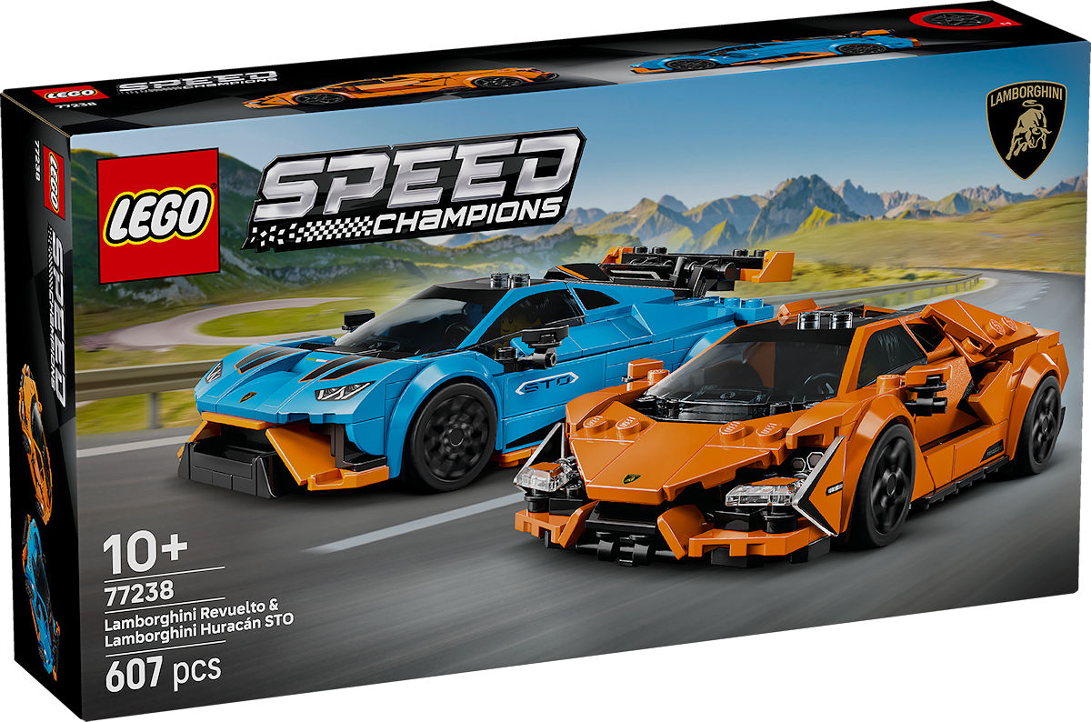 LEGO Speed Champions Lamborghini Revuelto en Huracán STO