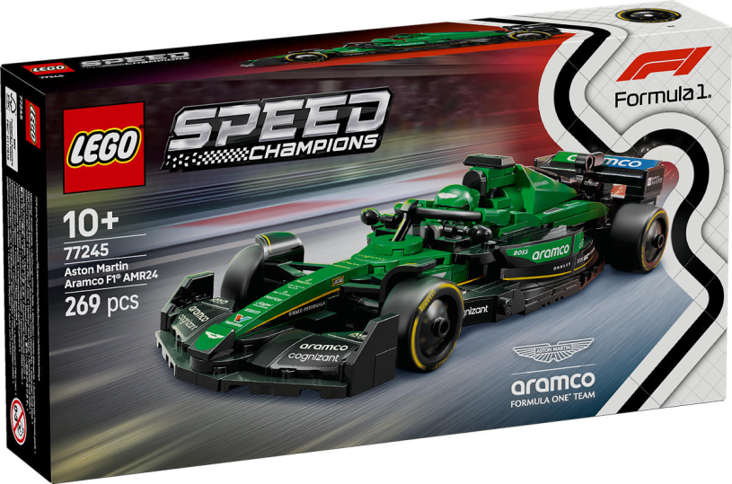 LEGO Speed Champions F1 Aston Martin Aramco AMR24 racewagen