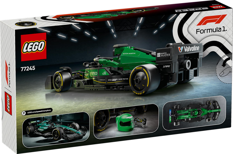 LEGO Speed Champions F1 Aston Martin Aramco AMR24 racewagen