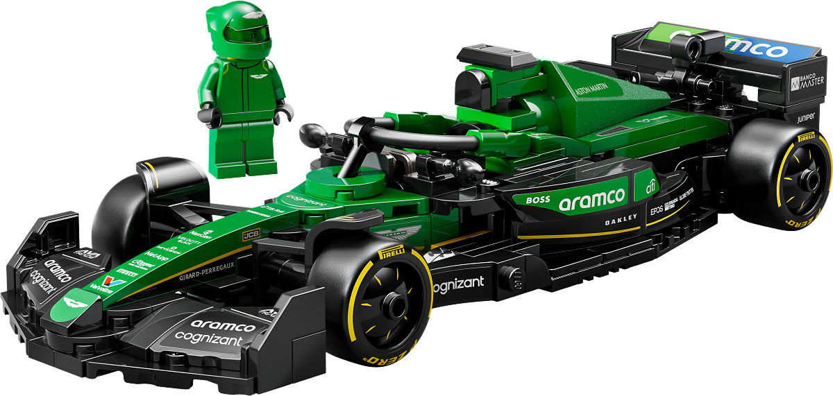 LEGO Speed Champions F1 Aston Martin Aramco AMR24 racewagen