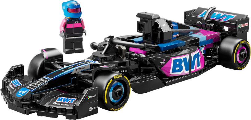 LEGO Speed Champions F1 BWT Alpine Team A524 racewagen