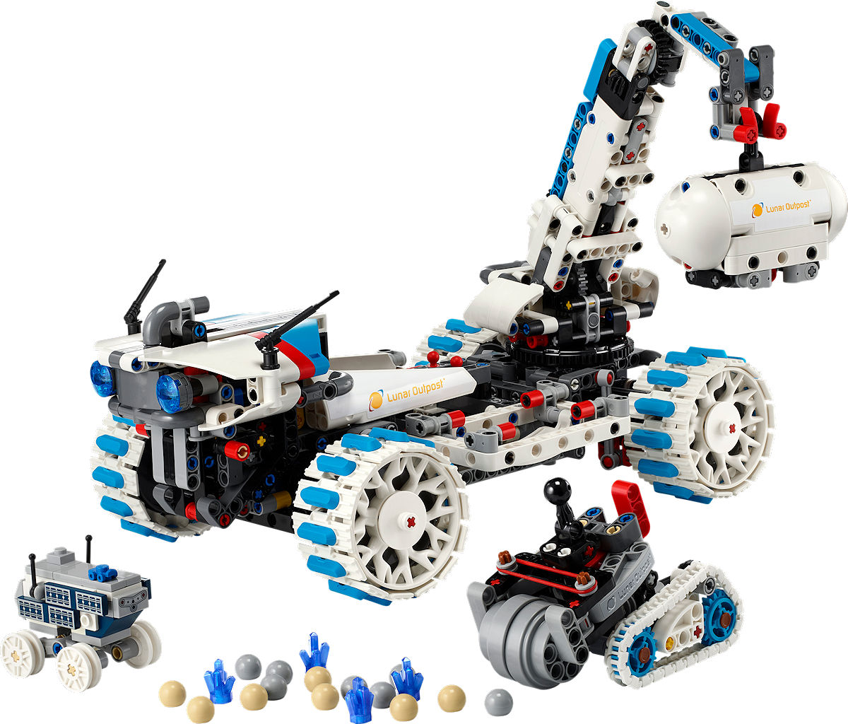 LEGO Technic Lunar Outpost maanrover ruimtevoertuig