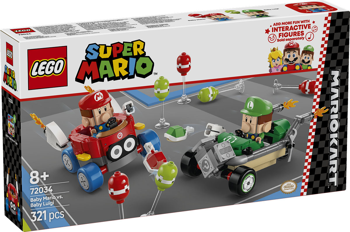 LEGO Super Mario Kart - Baby Mario vs. Baby Luigi